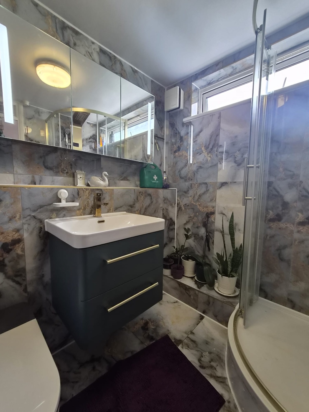 Completed bathroom renovation in Woolwich SE18, south London